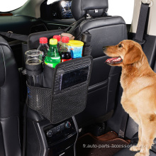 Boîte de rangement de voiture pliante à l&#39;épreuve des fuites en cuir chaud